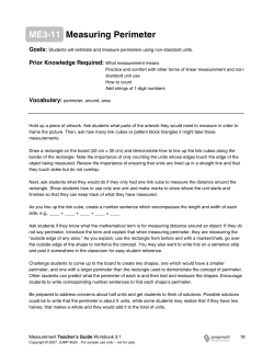 ME3-11 Measuring Perimeter