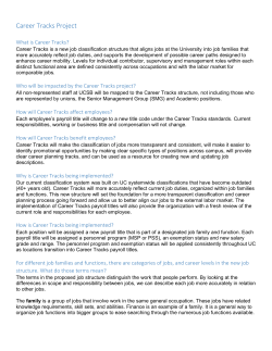 Career Tracks Project - UCSB Human Resources