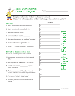 High School - Fair Oaks Farms