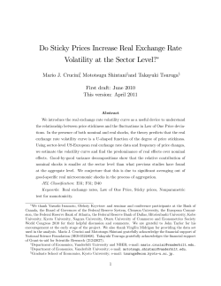 Do Sticky Prices Increase Real Exchange Rate Volatility at the