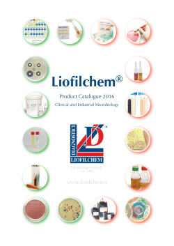 Liofilchem Product Catalogue 2016