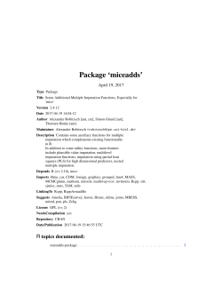 Package `miceadds`