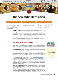 The Scientific Revolution