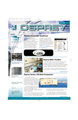 OSP-2632-Falll 2005 - Osprey Corporation