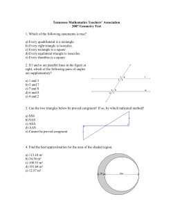 Tennessee Mathematics Teachers` Association