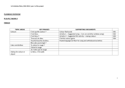 P1-P2 French planning - Block 3