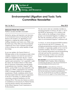 May 2015 - American Bar Association