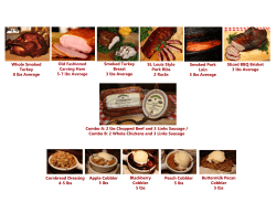 Cornbread Dressing 4-5 lbs Peach Cobbler 5 lbs