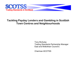 A `joined up` Trading Standards Service