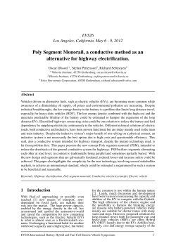 Poly Segment Monorail, a conductive method as an