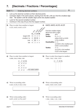 7. [Decimals / Fractions / Percentages] - Math-Man