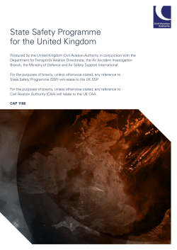 State Safety Programme for the United Kingdom