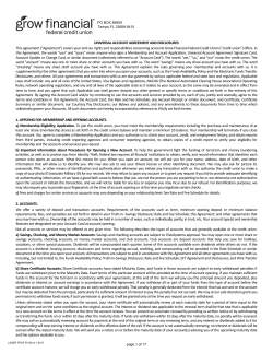 Universal Account Agreement