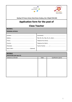 Appendix 5 - Brading CE Primary School
