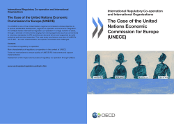 The Case of the United Nations Economic Commission for Europe