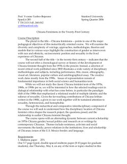 Prof. Yvonne Yarbro-Bejarano Stanford University SpanLit