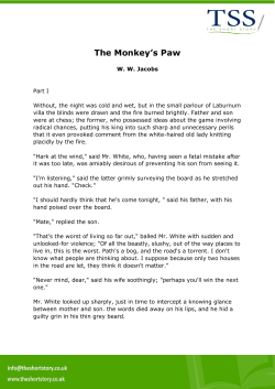 The Monkey`s Paw - The Short Story