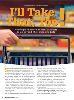 How Impulse Items Can Get Customers to Go Beyond Their