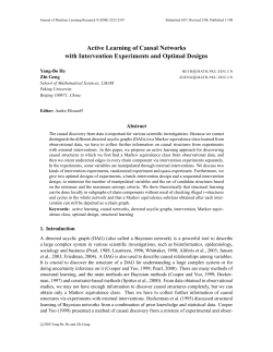 Active Learning of Causal Networks with Intervention