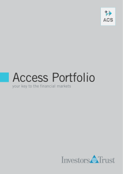 Access Portfolio - Investors Trust