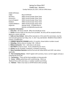 Saddle Seat/Western Prize List