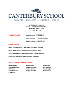 INTERMEDIATE SCHOOL GRADE 6 PROMOTION ASSEMBLY