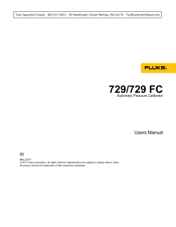 729/729 FC - Test Equipment Depot