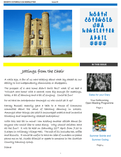 April Newsletter No. 91