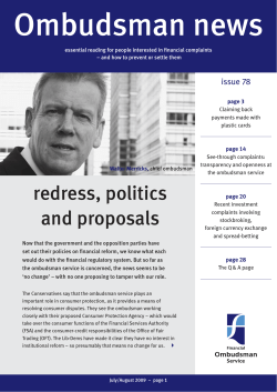 ombudsman news - issue 78