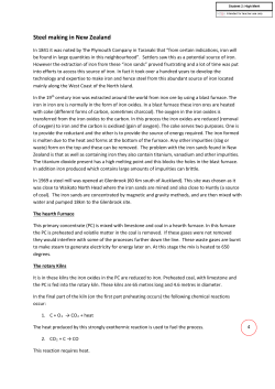 Steel making in New Zealand