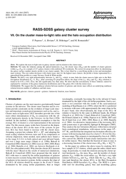 RASS-SDSS galaxy cluster survey-VII. On the cluster mass-to
