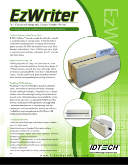 Full-Featured Magnetic Stripe Reader