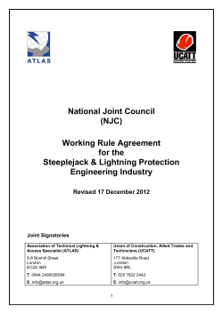 (NJC) Working Rule Agreement