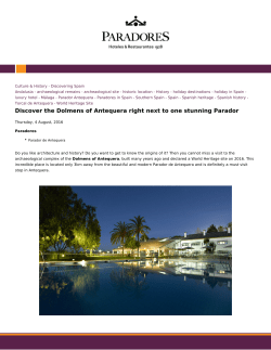 Discover the Dolmens of Antequera right next to one