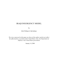 iraqi insurgency model - Steven Pressfield Online