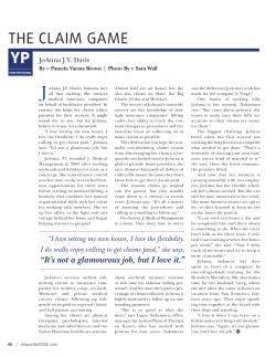 the claim game - J Medical Management
