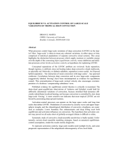 EQUILIBRIUM VS. ACTIVATION CONTROL OF LARGE