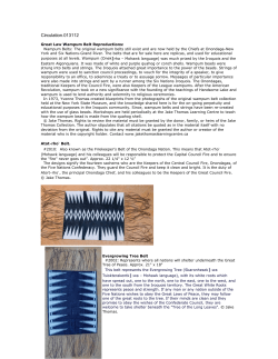 Great Law Wampum Belt Reproductions