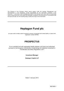Heptagon Fund plc
