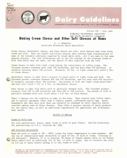 Making Cream Cheese and Other Soft Cheeses at Home