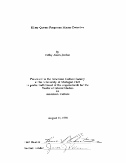 Ellery Queen: Forgotten Master Detective Cathy Akers
