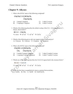 Ch 9 - Practice problem (Questions)