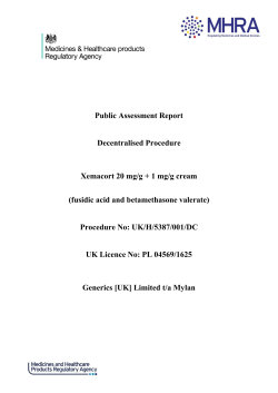 fusidic acid and betamethasone valerate