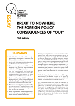 engaging with iran: a european agenda brexit to nowhere