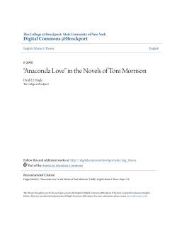 Anaconda Love - Digital Commons @Brockport