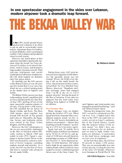The Bekaa Valley War