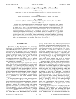 Kinetics of joint ordering and decomposition in binary alloys