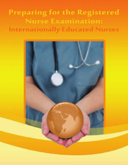 Preparing for the Registered Nurse Examination