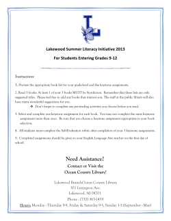 High School - Lakewood Public School District