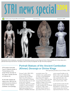 (Khmer) Devaraja or Divine Kings - Smithsonian Tropical Research
